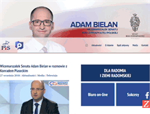 Tablet Screenshot of bielan.pl